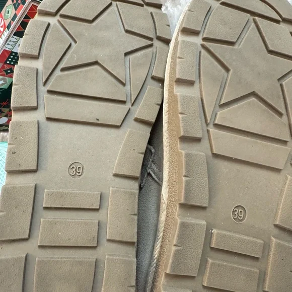 Women's Tan Fur-Lined Ankle Booties - Picture 8 of 9